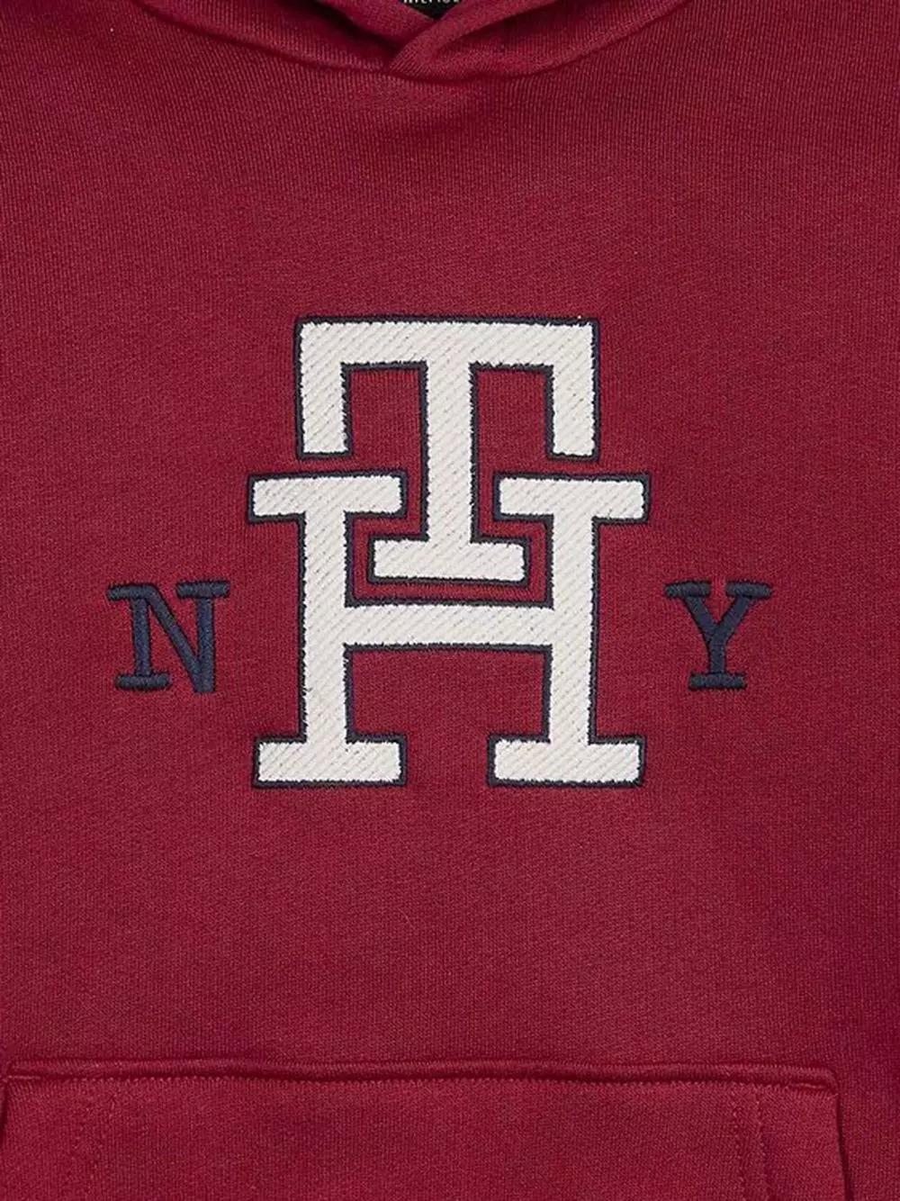 GLOBAL STRIPE MONOGRAM HOODIE KB0KB08383T/XJS TOMMY HILFIGER