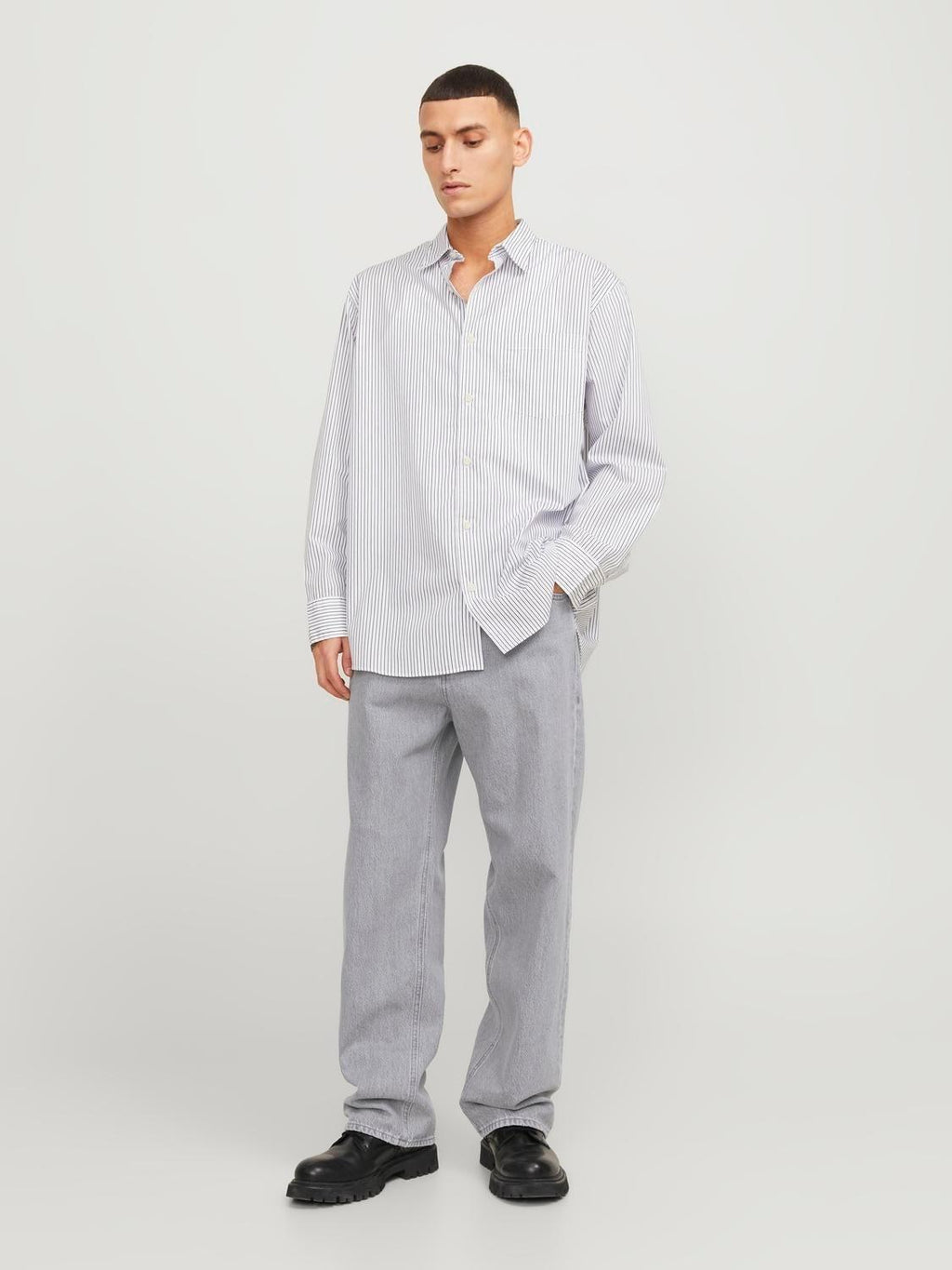 12270786/Grey Denim JACK AND JONES