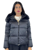 PIUMINO CORTO SATIN MW9640017/NERO MARKUP
