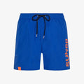 SUN68 SWIM PANT WITH MACRO LOGO ON FRONT