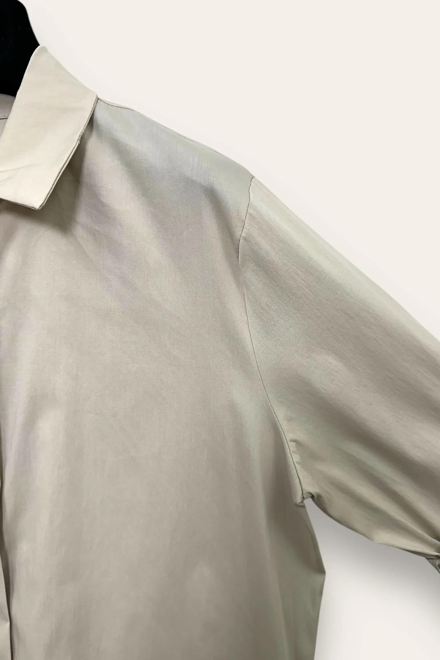 Camicia over in tinta unita JW-10729/BEIGE LOVEme