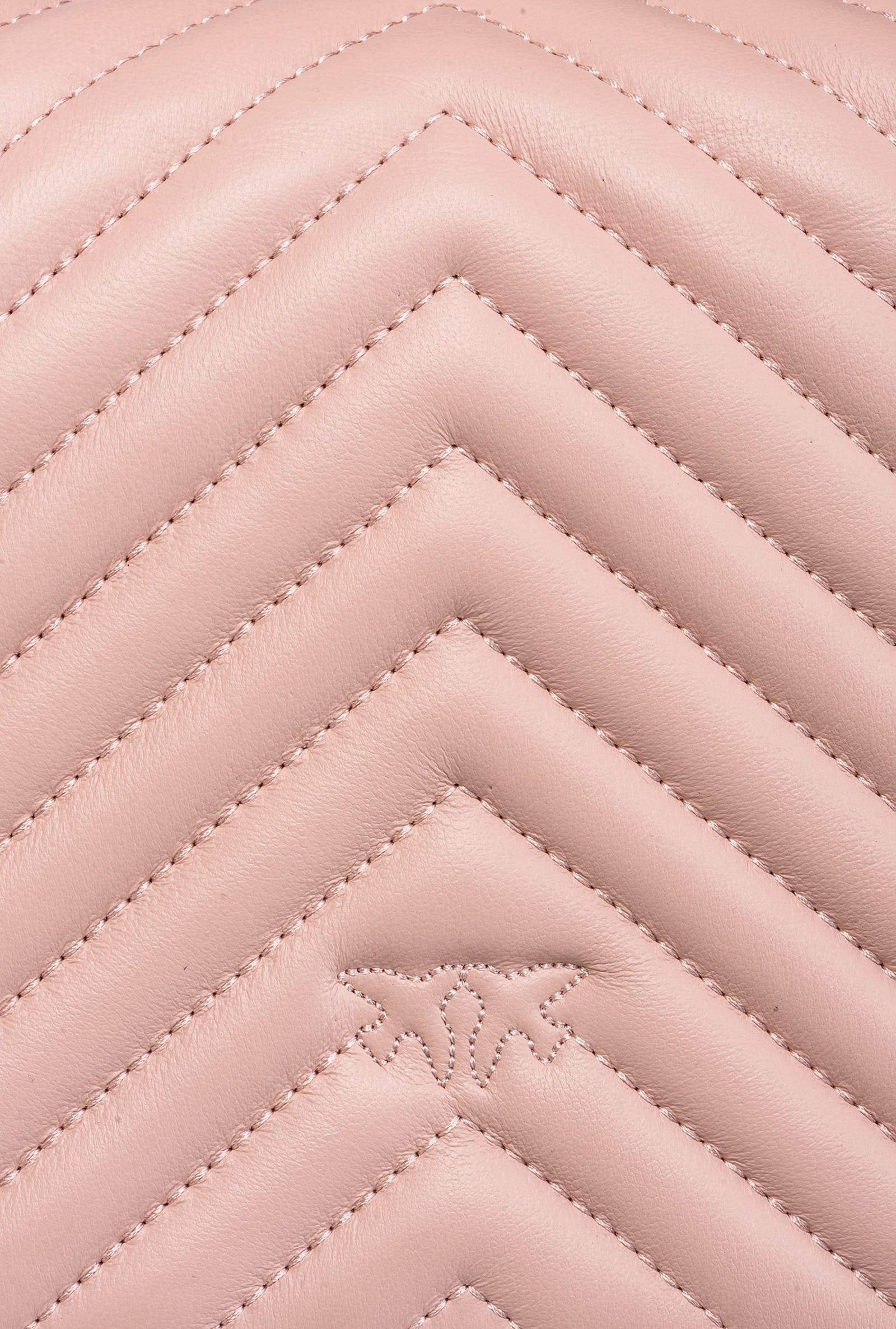 LOVE CLICK CLASSIC  SHEEP NAPPA CHEVRON 100063 A0GK/O81Q PINKO