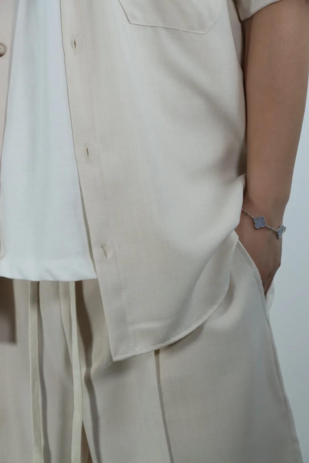 BERMUDA+CAMICIA LU40/41/BEIGE-CHIARO PRIMID