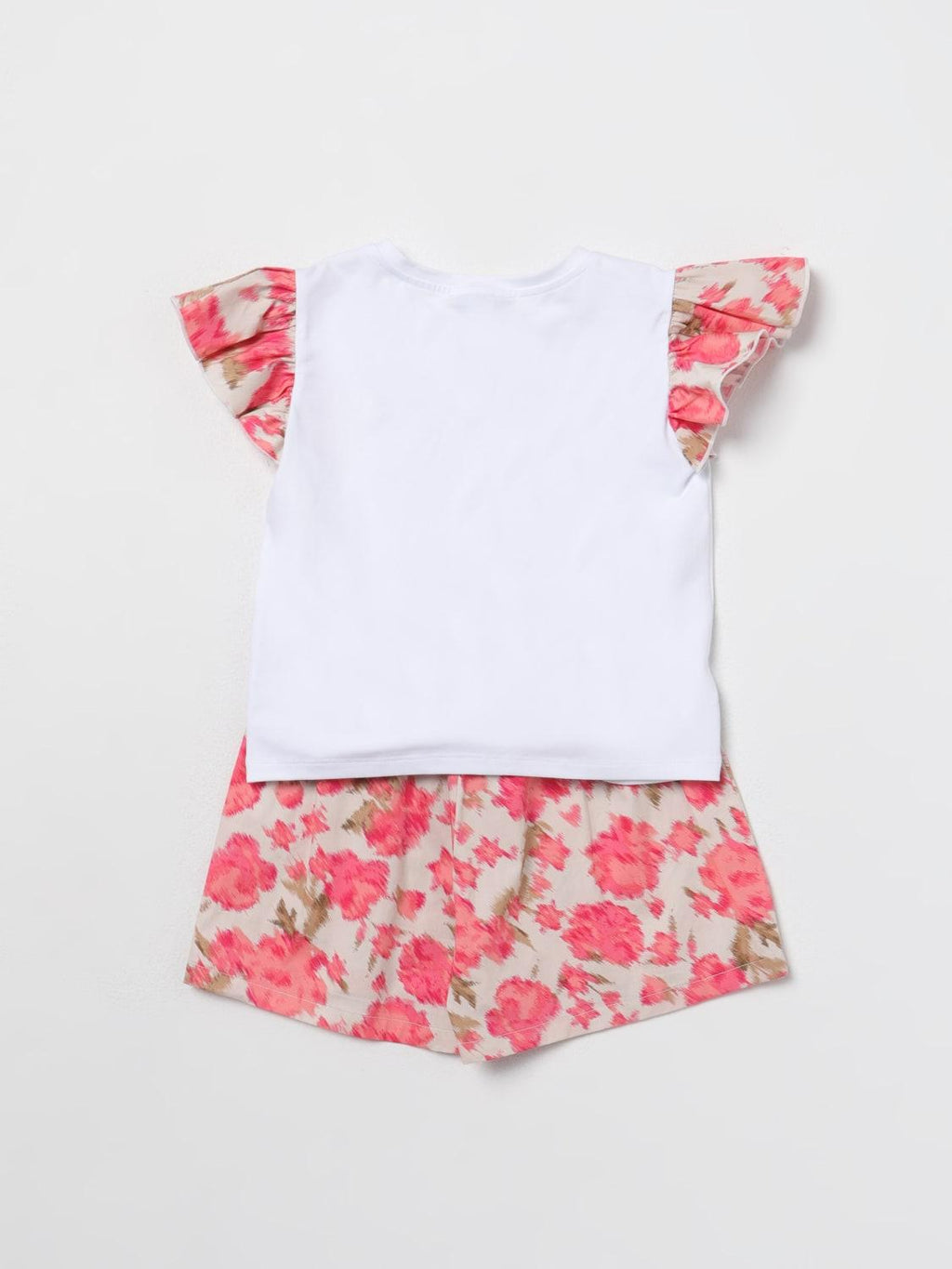 COMPLETO (T-SHIRT JERSEY+SHORTS POPELINE ST.FIORI) 