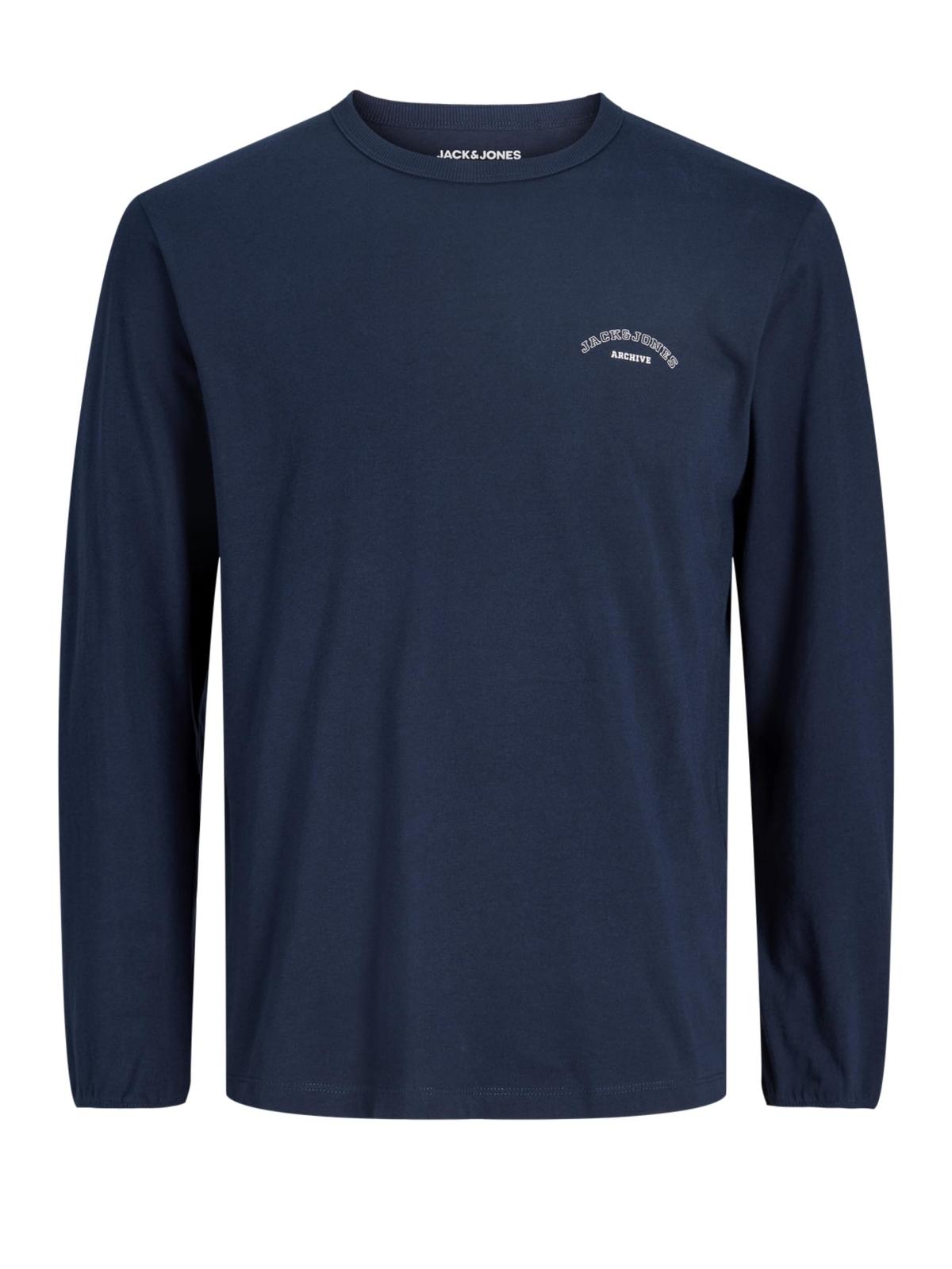 JJCOLLEGE LOGO TEE LS CREW NECK 