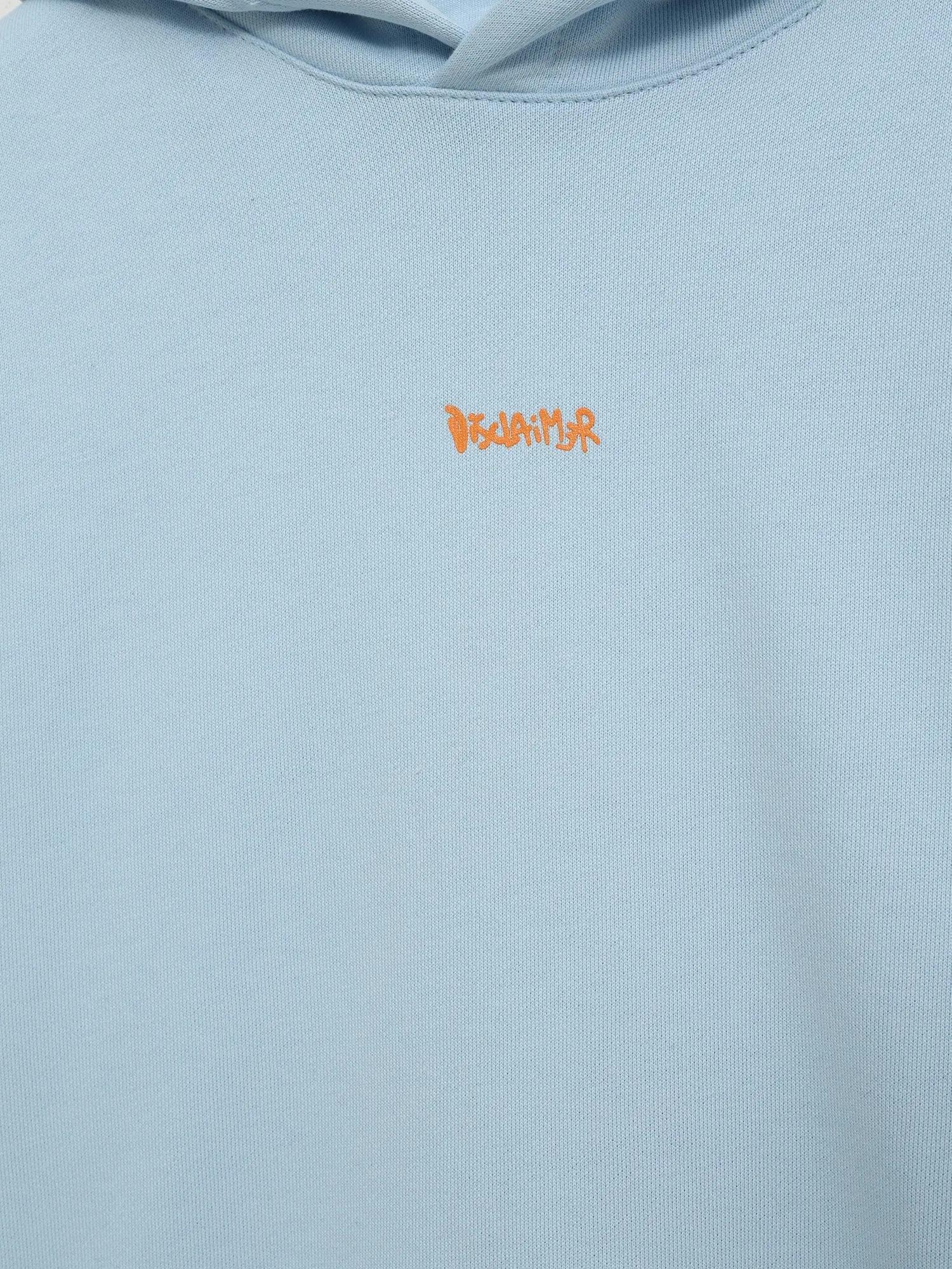 MAGLIA BIMBO IN FELPA CON CAPPUCCIO 