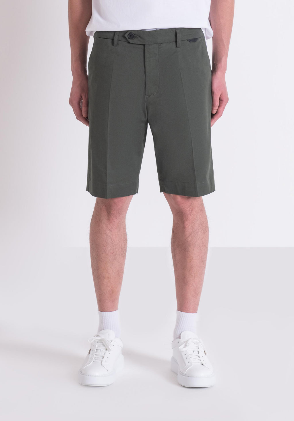 SHORTS MARK SLIM FIT IN TWILL 