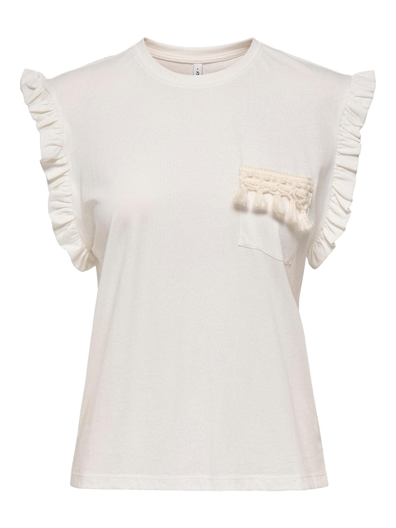 ONLFILIPPA LIFE S/S DETAIL POCKET TOPJRS 