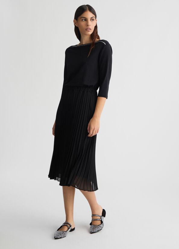 ABITO JERSEY E GEORGETTE 