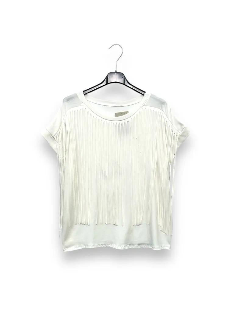 T-shirt con frange 