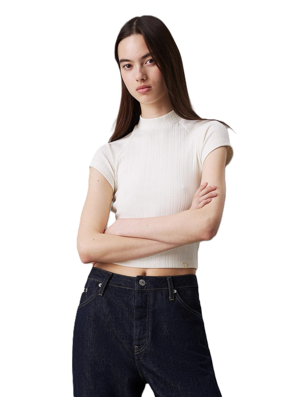 WARM TEXTURE RIB MOC J20J225017/YBI CALVIN KLEIN JEANS