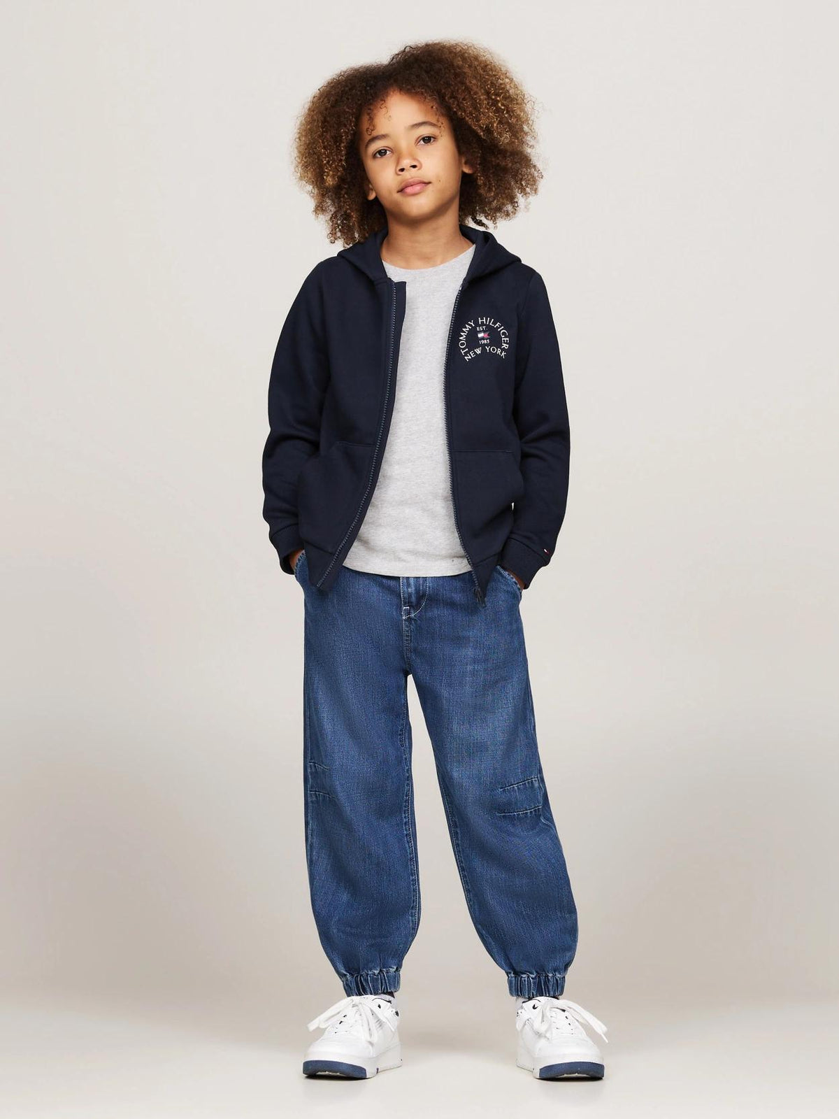 NAUTICAL ARCH FLEECE REG ZIPUP 