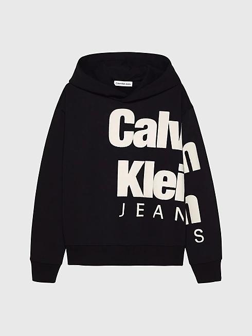 BLOWN-UP LOGO FLEECE HOODIE IB0IB01860/BEH CALVIN KLEIN JEANS