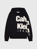 BLOWN-UP LOGO FLEECE HOODIE IB0IB01860/BEH CALVIN KLEIN JEANS
