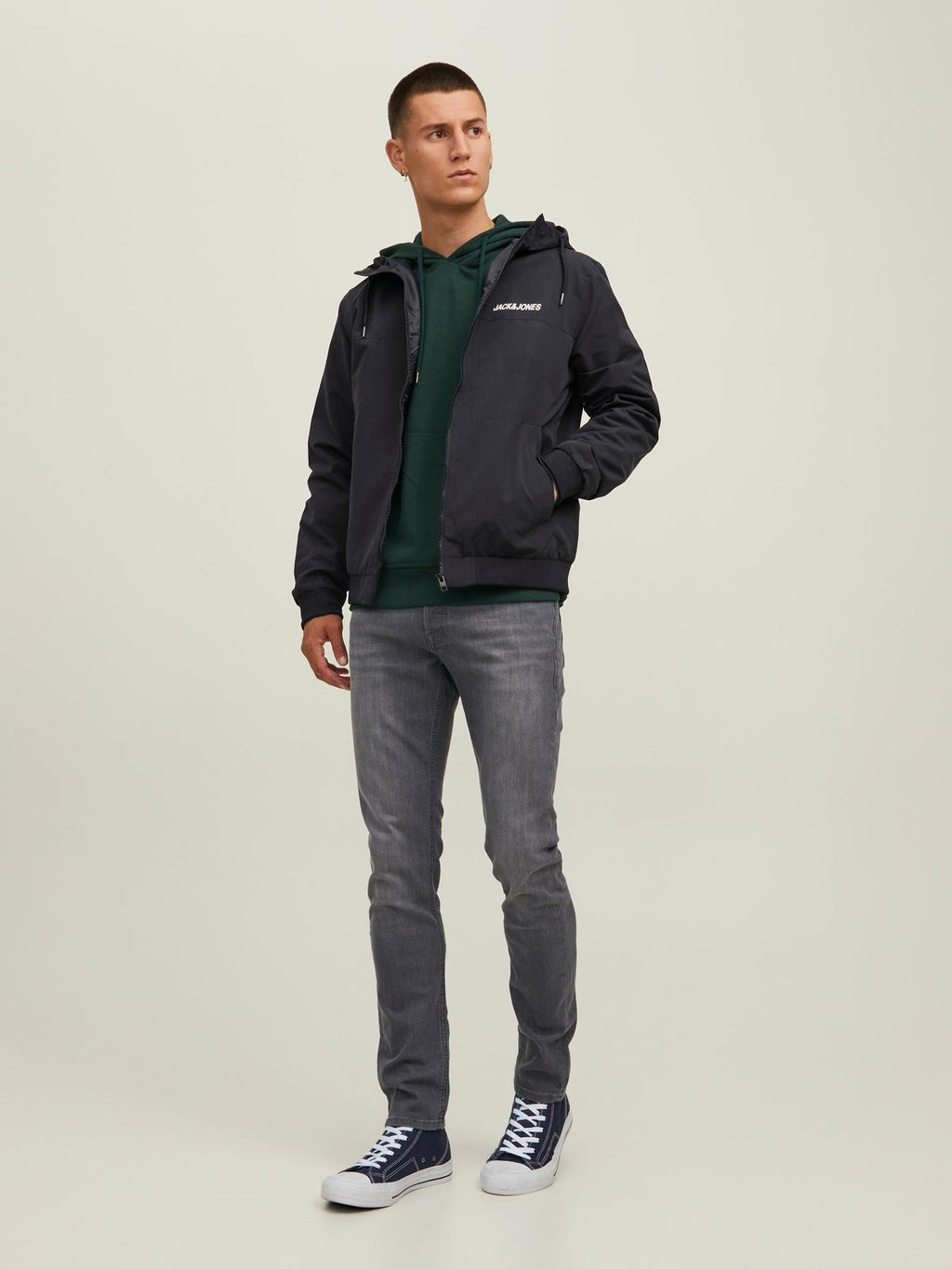 12200208/Black SOLID JACK AND JONES