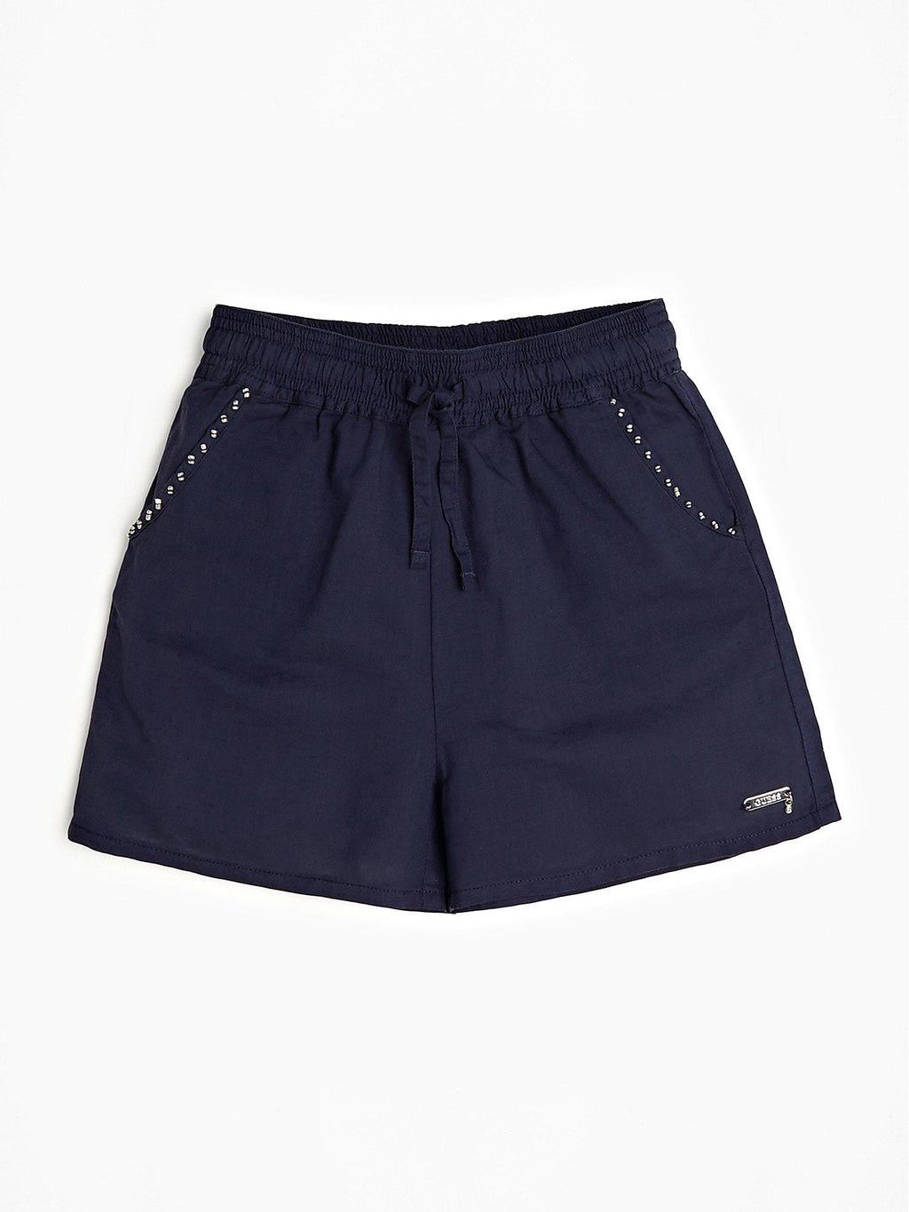 LINEN BLEND SHORTS 