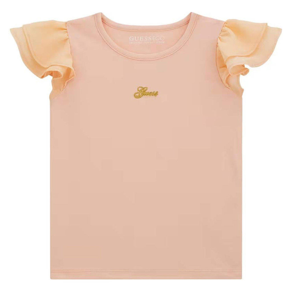 SS T-SHIRT W/CHIFFON 