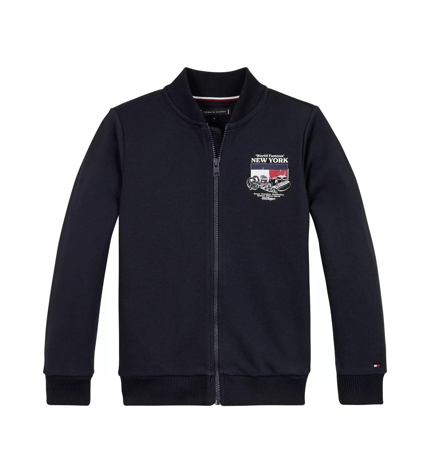 FINEST FOOD  FULL ZIP SWEATSHI KB0KB08709T/DW5 TOMMY HILFIGER