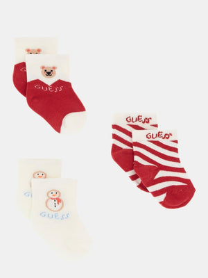 GUESS SET 3PCS SOCKS PAIR