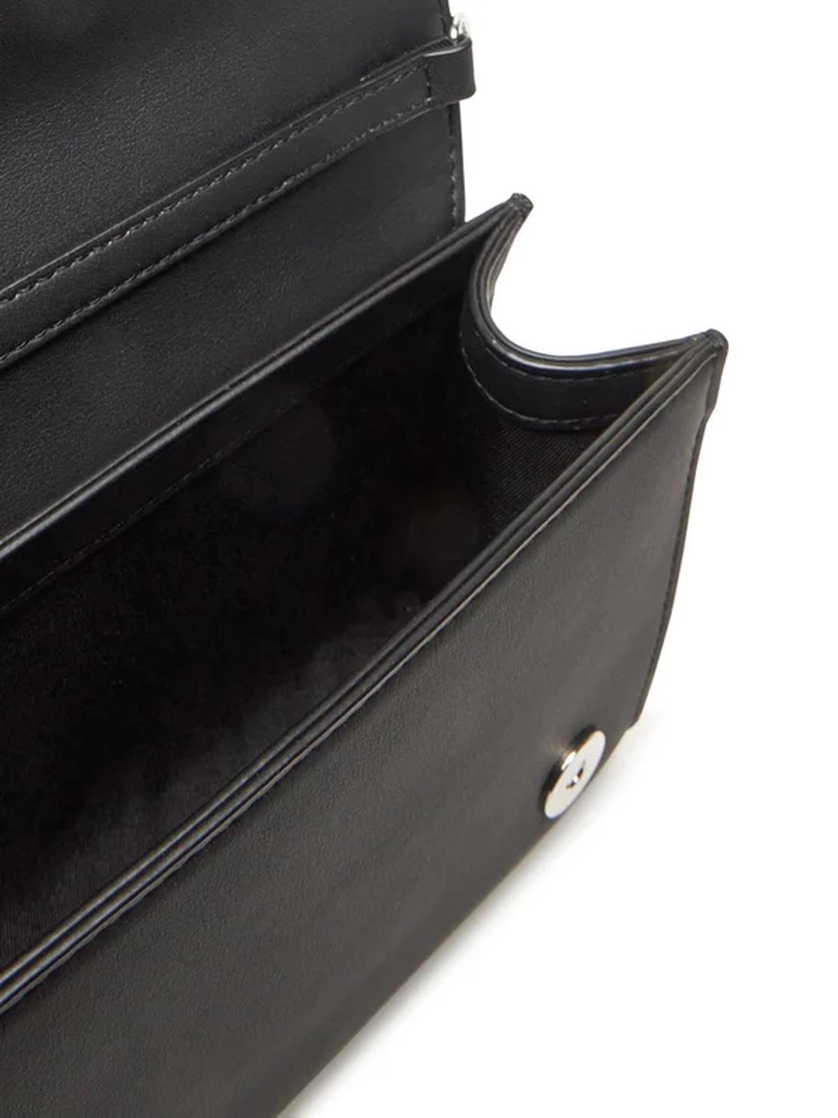 BORSA PU GRS NERO+GALV.NIKEL 