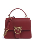 PINKO LOVE ONE TOP HANDLE MINI LIGHT  VITELLO SETA