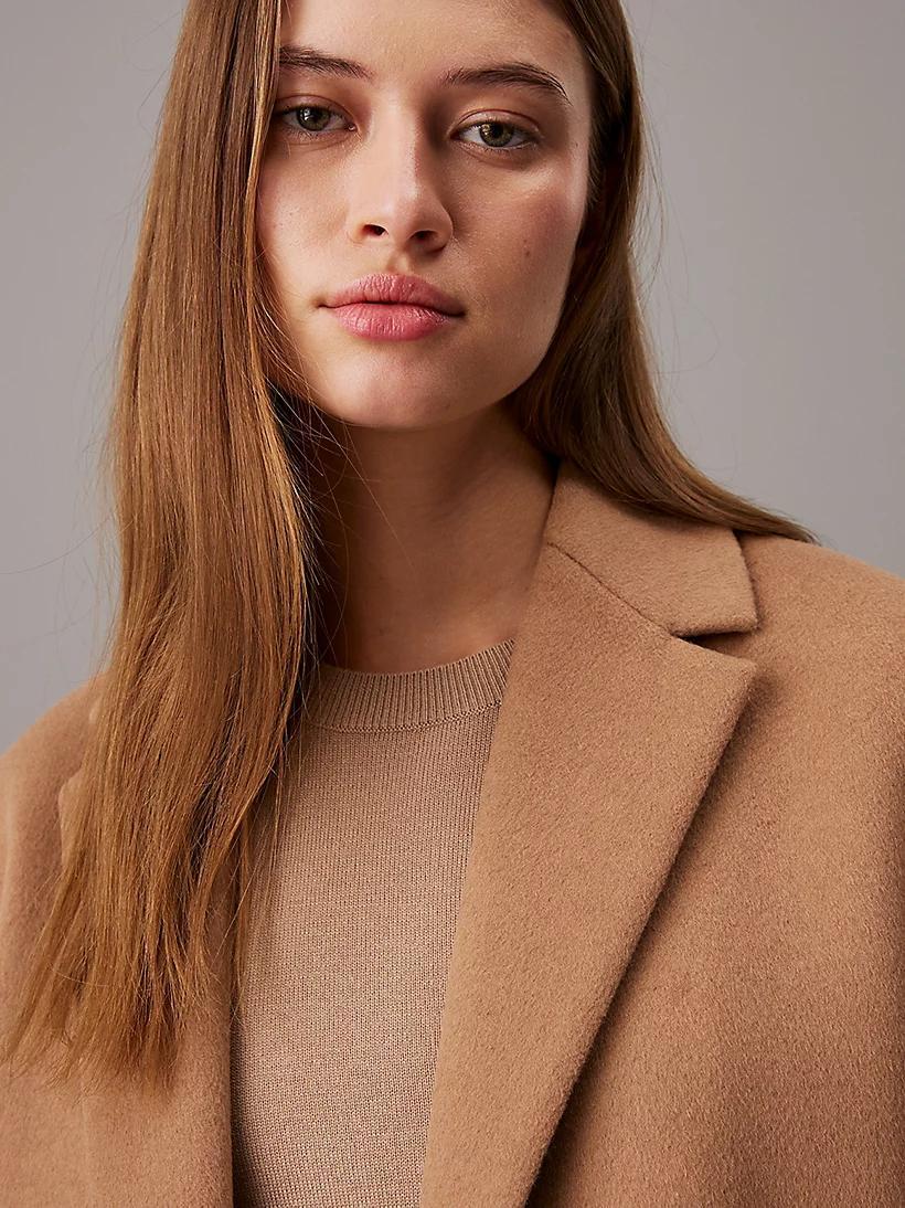 WOOL SINGLE-BREASTED K20K207701/PAI CALVIN KLEIN