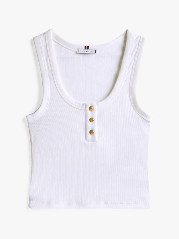 SLIM HENLEY GB SCOOP WW0WW43920/YBL TOMMY HILFIGER
