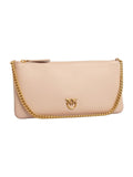 PINKO HORIZONTAL FLAT VITELLO SETA