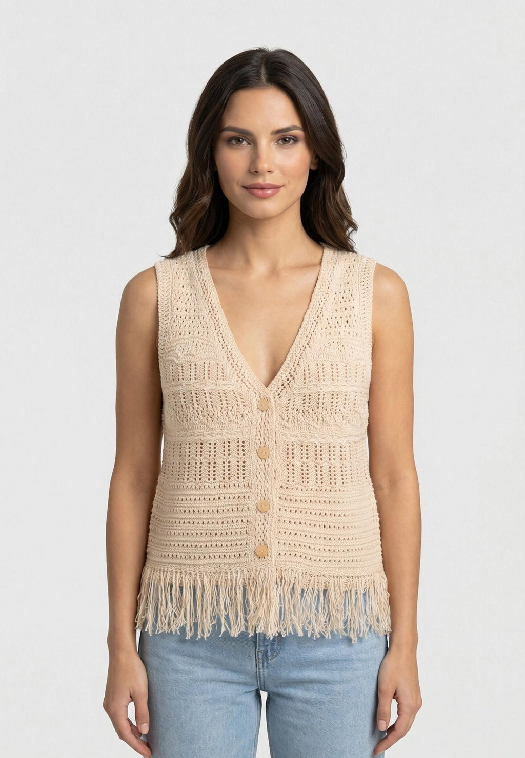 15364856/Ecru FMOP Button ONLY