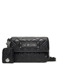 BORSA QUILTED PU NERO GALV.NIKEL 