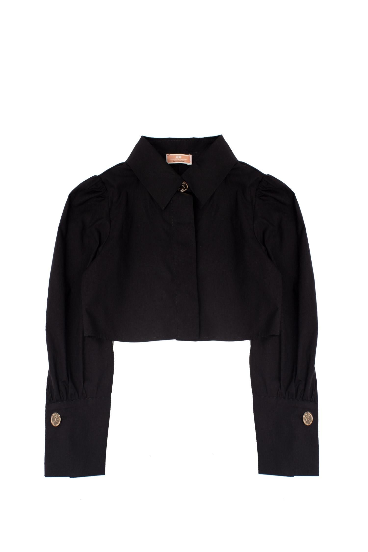 SHIRT EFCA151CA260/NERO ELISABETTA FRANCHI La Mia Bambina
