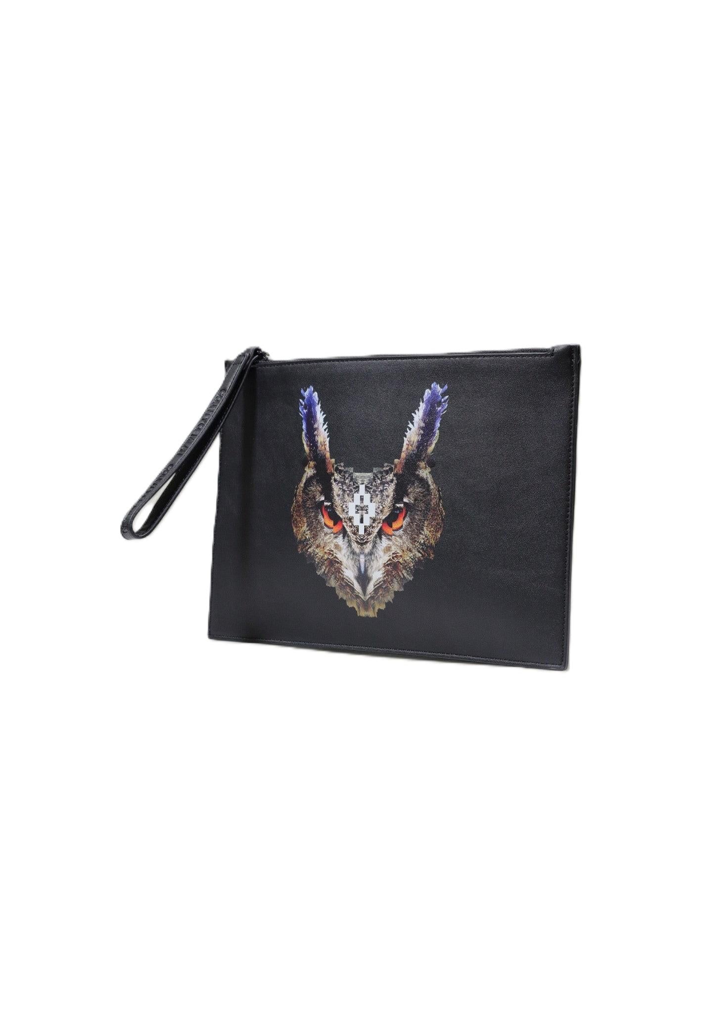 POCHETTE E.L. COMAF250139/NERO OWL MARCELO BURLON COUNTY OF MILAN