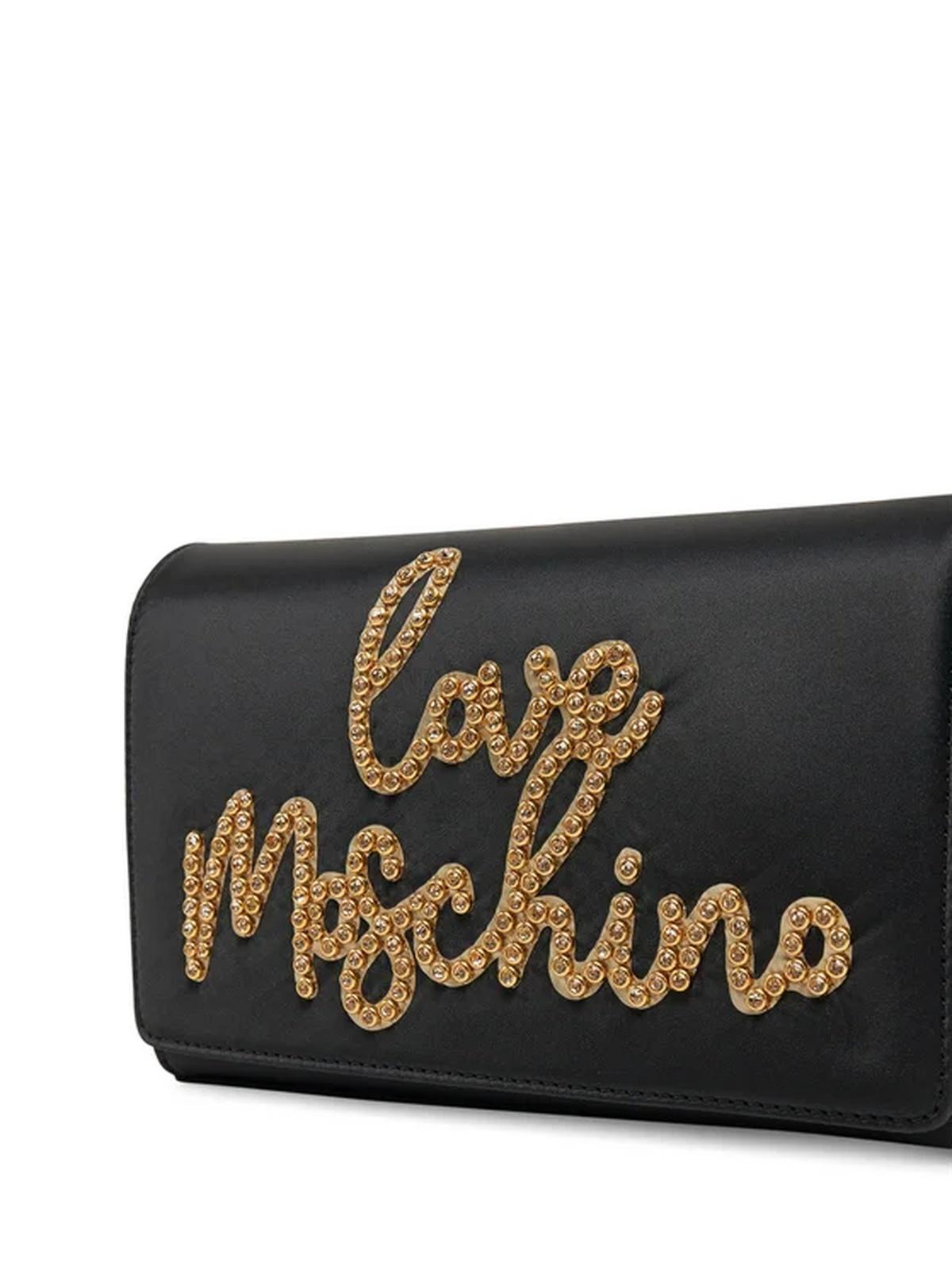 BORSA SATIN NERO+ PRINT 