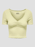 ONLY ONLBETTY S/S V-NECK TOP CC JRS