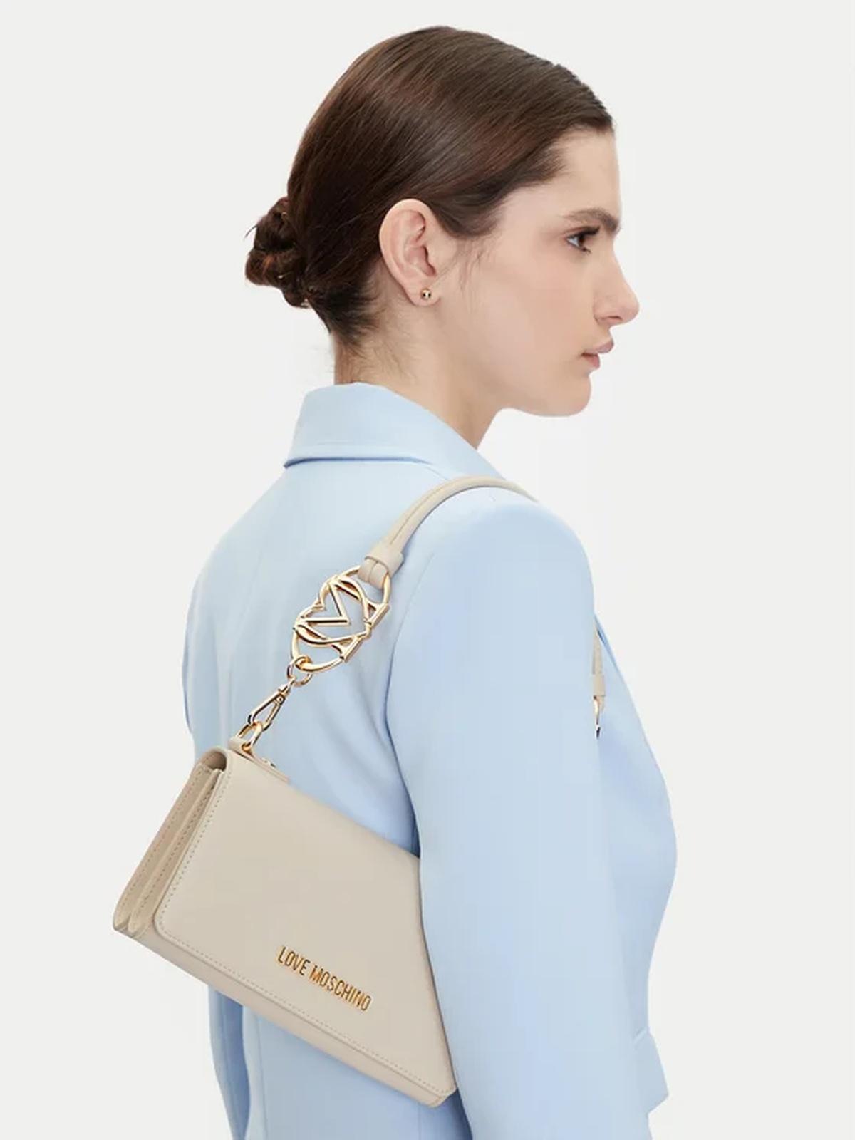 BORSA PU AVORIO 