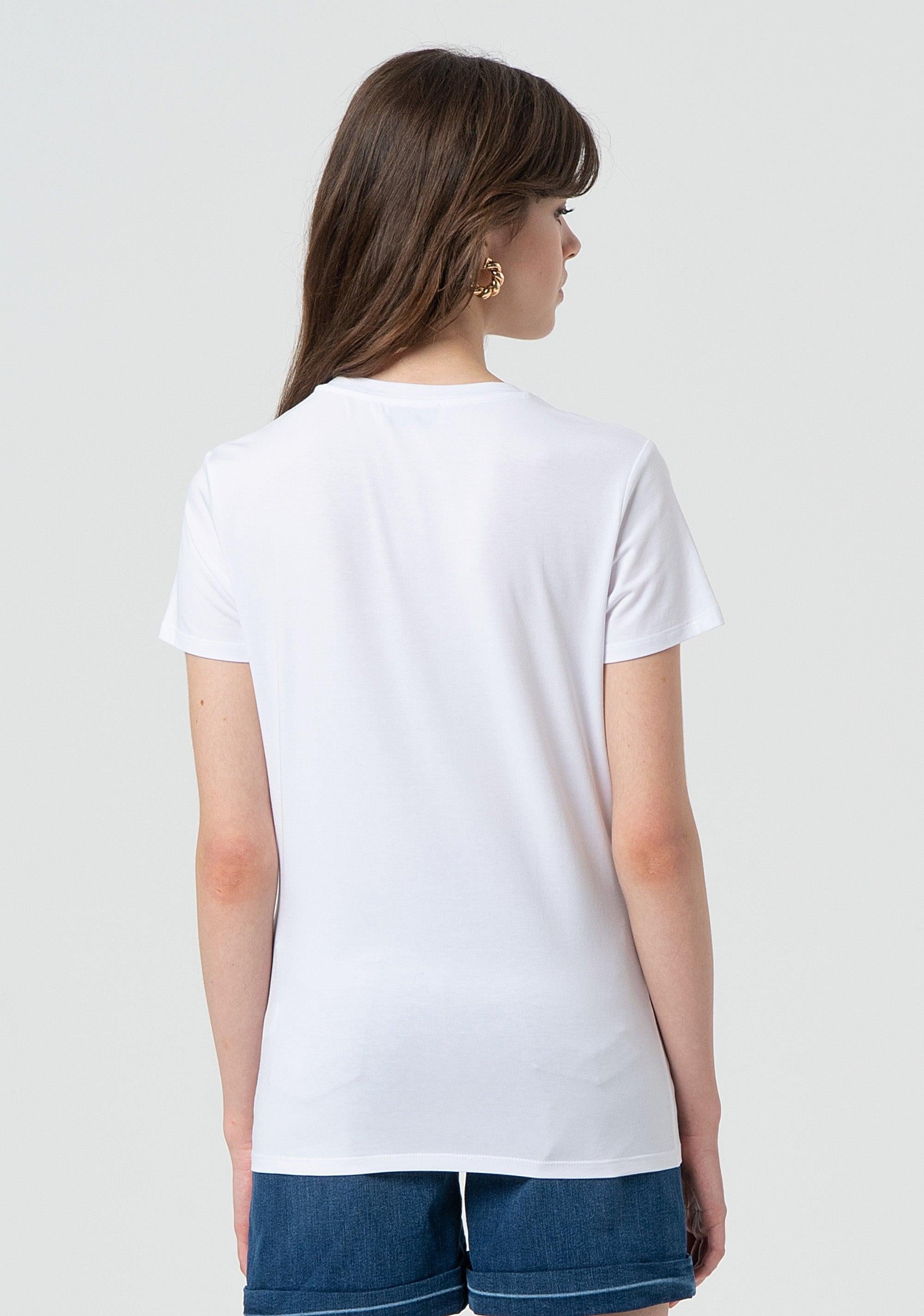 REGULAR T-SHIRT WHITE FR25ST3004J44908/278 FRACOMINA