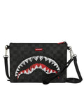 SCRIBBLE SHARK CROSSOVER CLUTCH 910B8229NSZ/CHECK SPRAYGROUND
