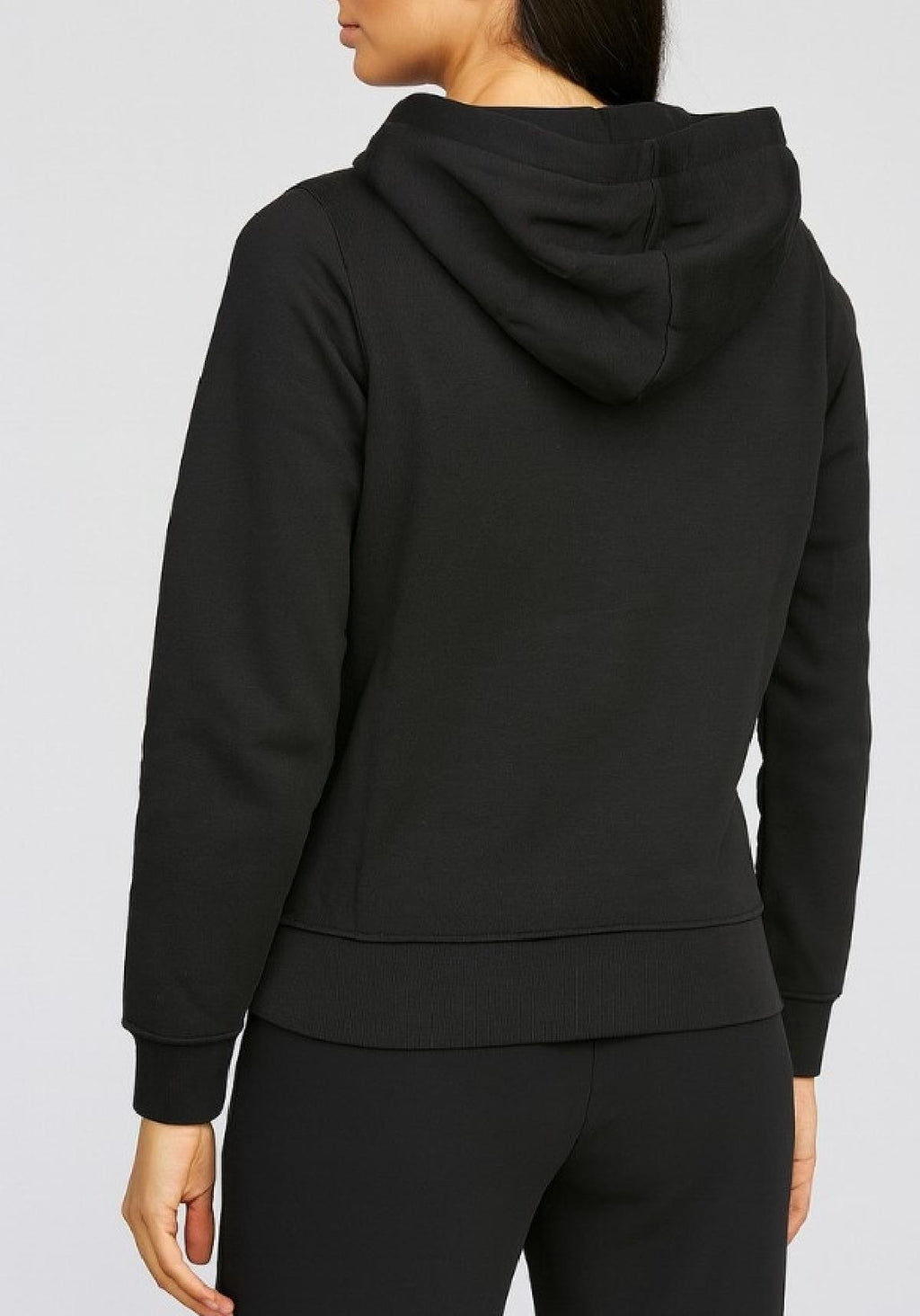 FELPA CAPPUCCIO ZIP MW9620017/NERO MARKUP