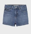 MID BLUE HR RELAXED SHORTS 