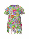 DRESS WITH FRINGE 