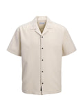 JACK AND JONES JJGLOBAL WAFFLE RESORT SHIRT SS