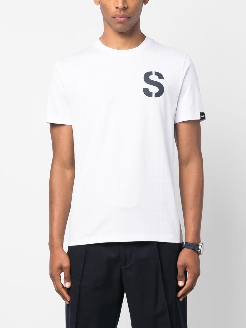 T-SHIRT ROUND BIG  WORD T33128/01 SUN68