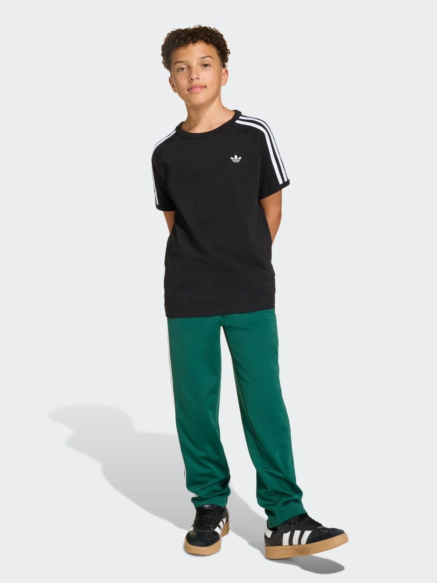 3 STRIPE TEE        BLACK/WHITE 