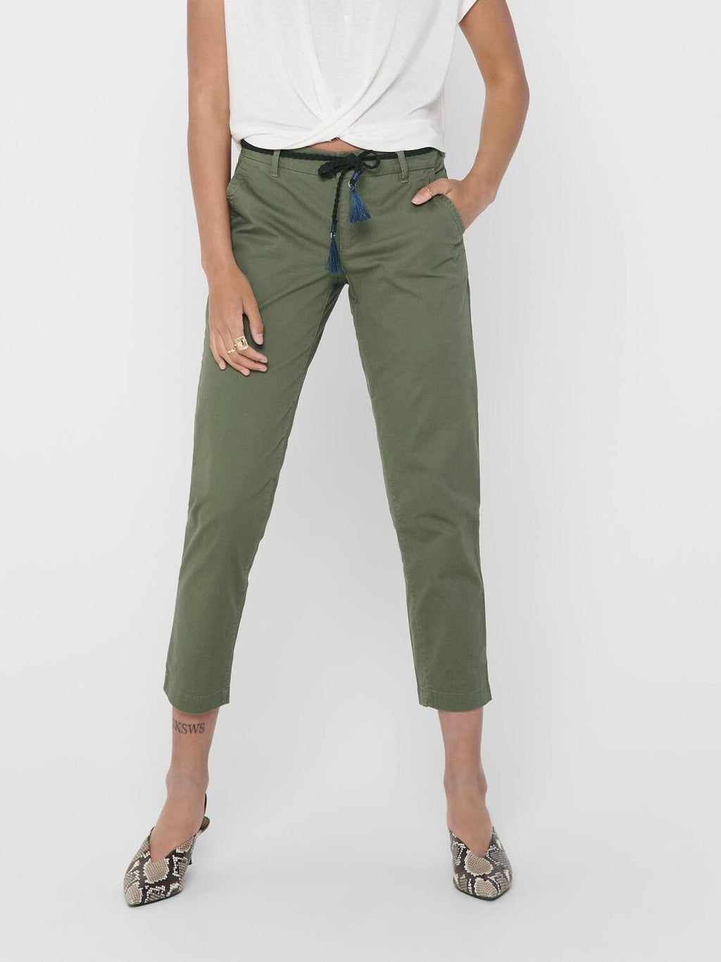 ONLEVELYN REG ANKLE CHINO PANT PNT NOOS 