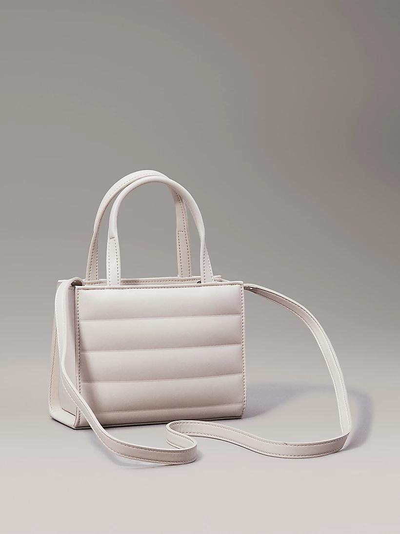 LINE QUILT MINI TOTE K60K612116/PEG CALVIN KLEIN