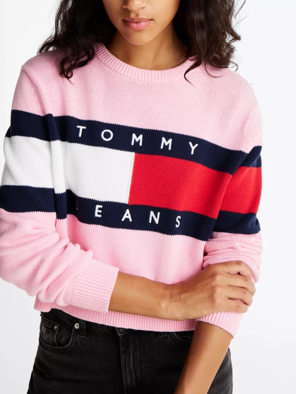 TJW CENTER FLAG SWEA DW0DW19335/TPF TOMMY JEANS