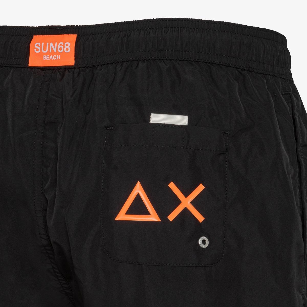 SWIM PANT WITH MACRO LOGO ON FRONT 