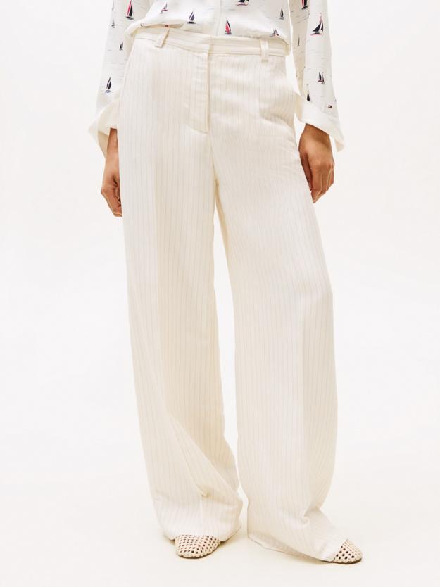 VISCOSE LINEN WIDE L WW0WW45464/03N TOMMY HILFIGER