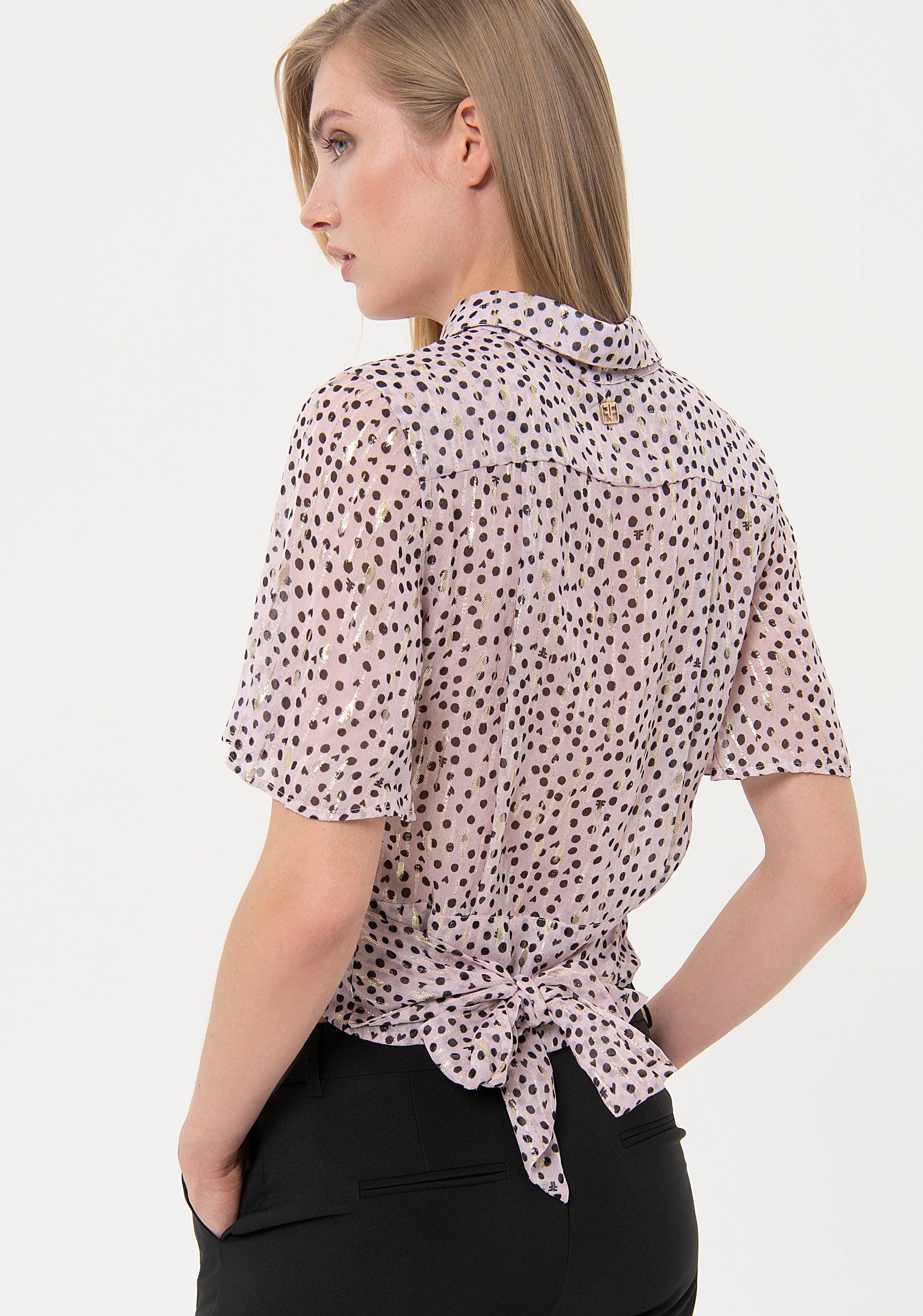 CROPPED SHIRT PINKHEARTPRINT 
