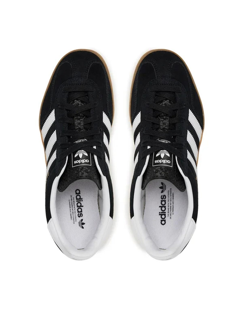 GAZELLE INDOOR J    CBLACK/FTWWHT/GUM2 